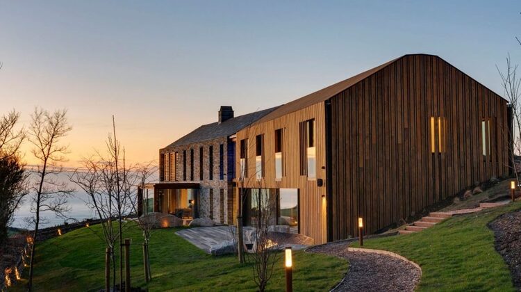 architectural glazing in a marine environment in Cornwall