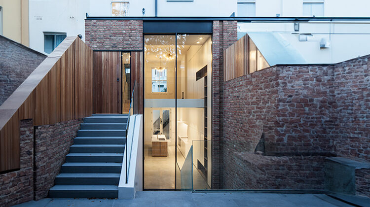 minimal windows - 6m tall doors - Portland Road