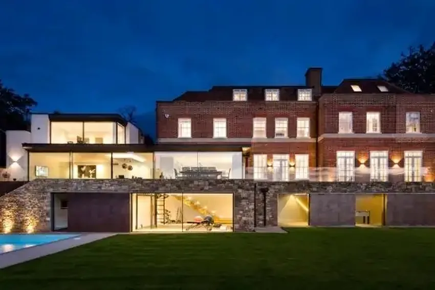 luxury new build home with added value thanks to minimal windows slim sliding doors maximising natural light