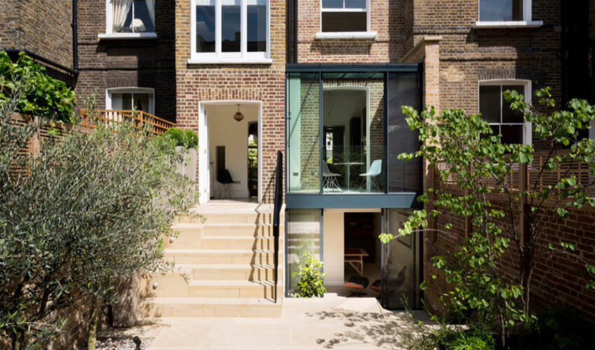 minimal windows - 6m tall doors - Kensington Gate