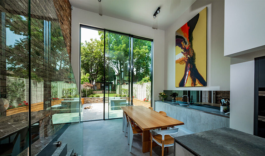 minimal windows - 6m tall doors - Kingston Road