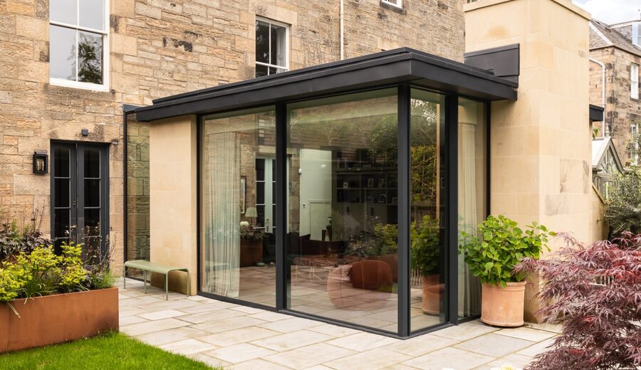 Open Corner Sliding Doors in Edinburgh | Edinburgh City House