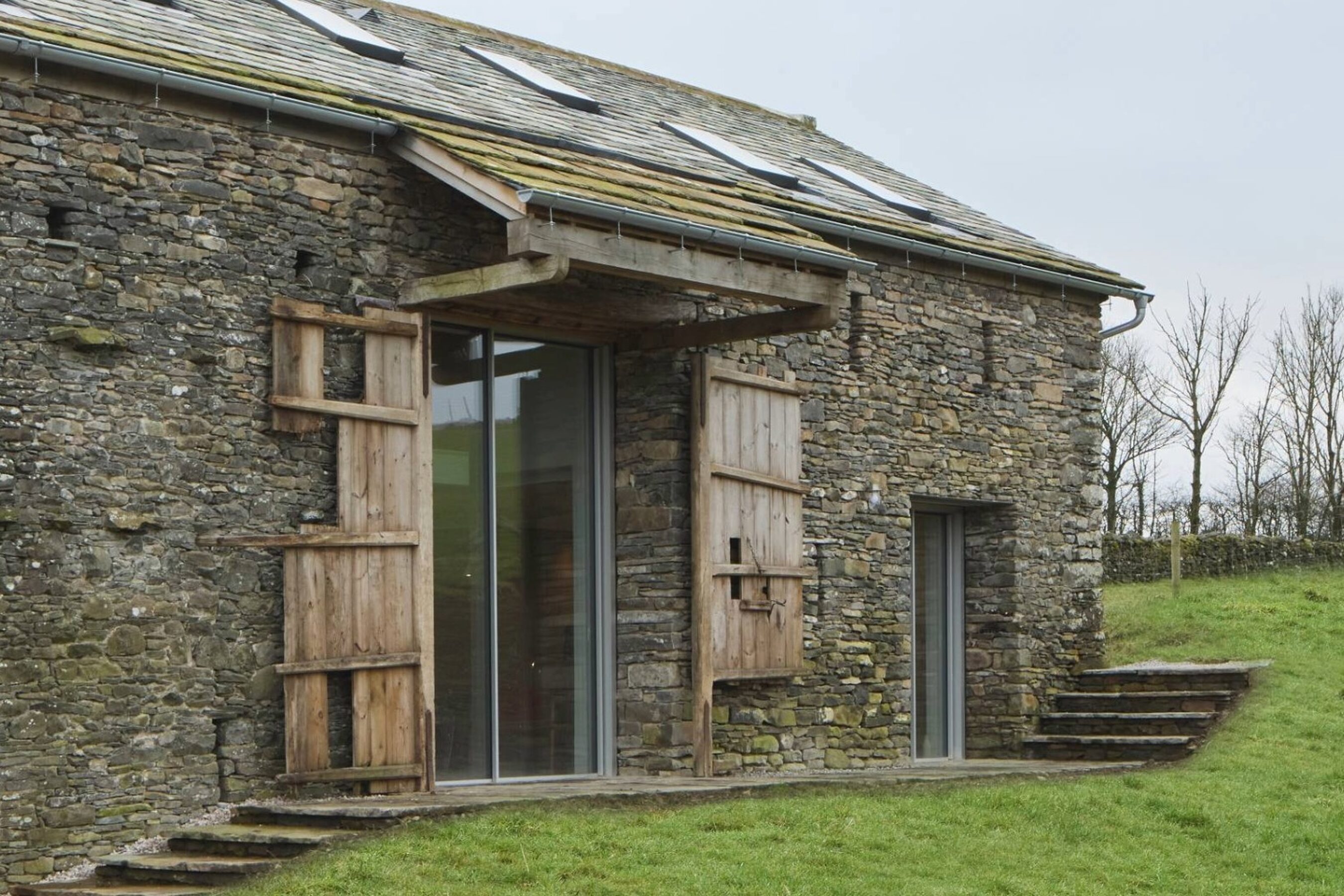 Full height Triple Glazed Sliding Doors in Cumbria | Bank Barn