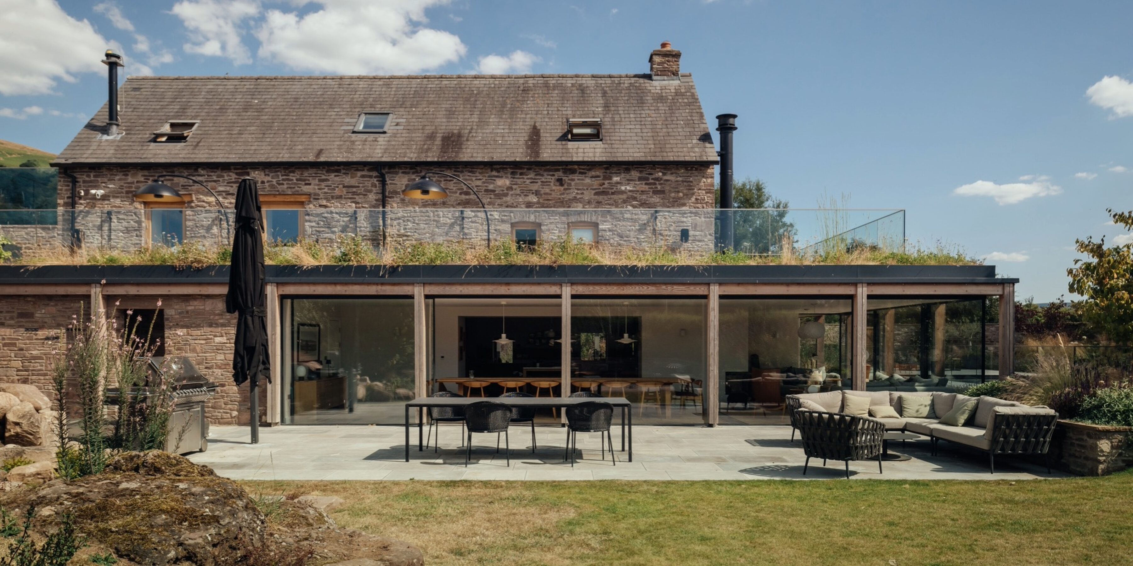 Lower Mill Sliding Glass Doors in Wales