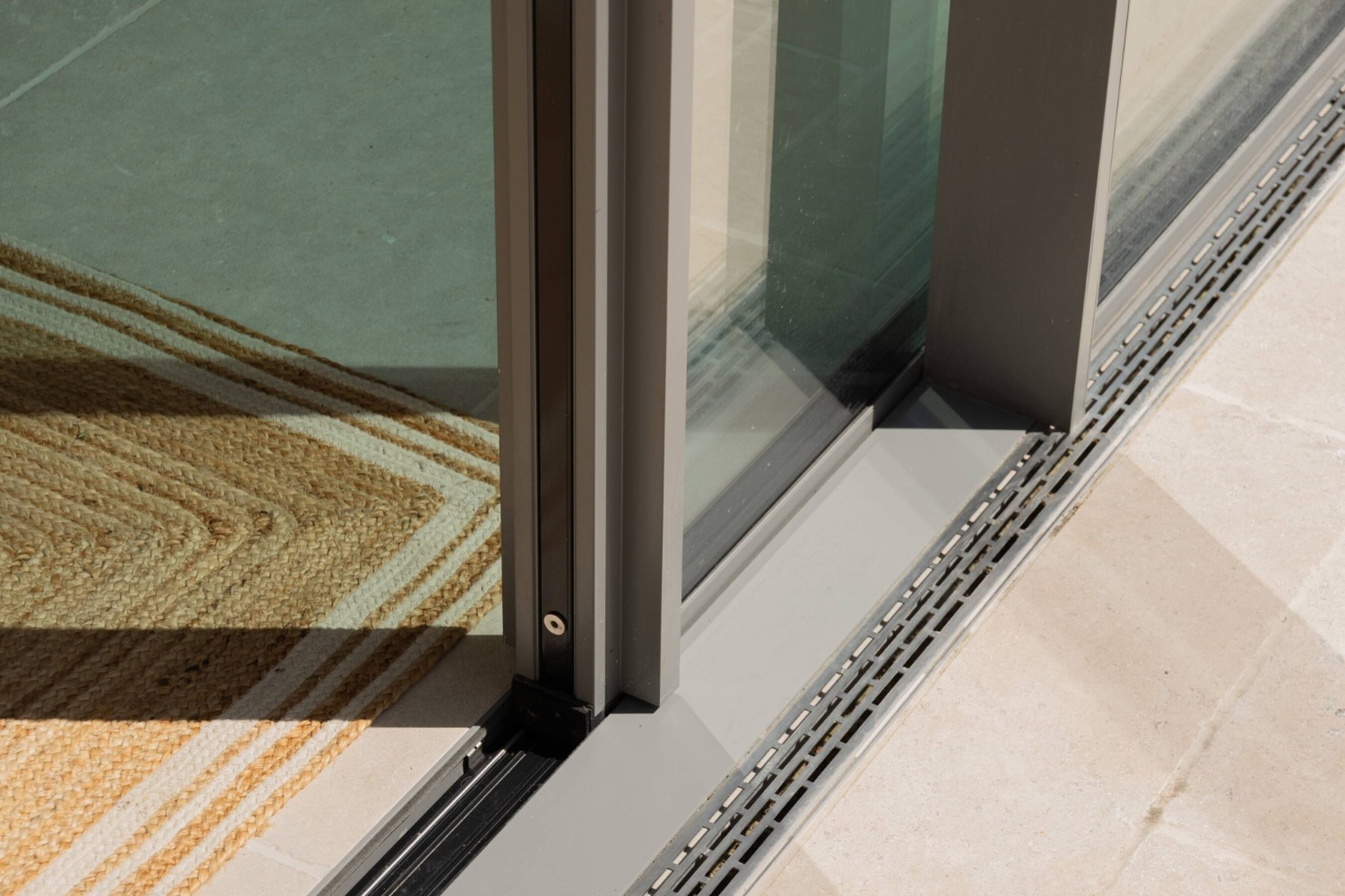 Integrated Drainage on Triple Glazed Sliding Doors in Lancashire | Martin Top Farm