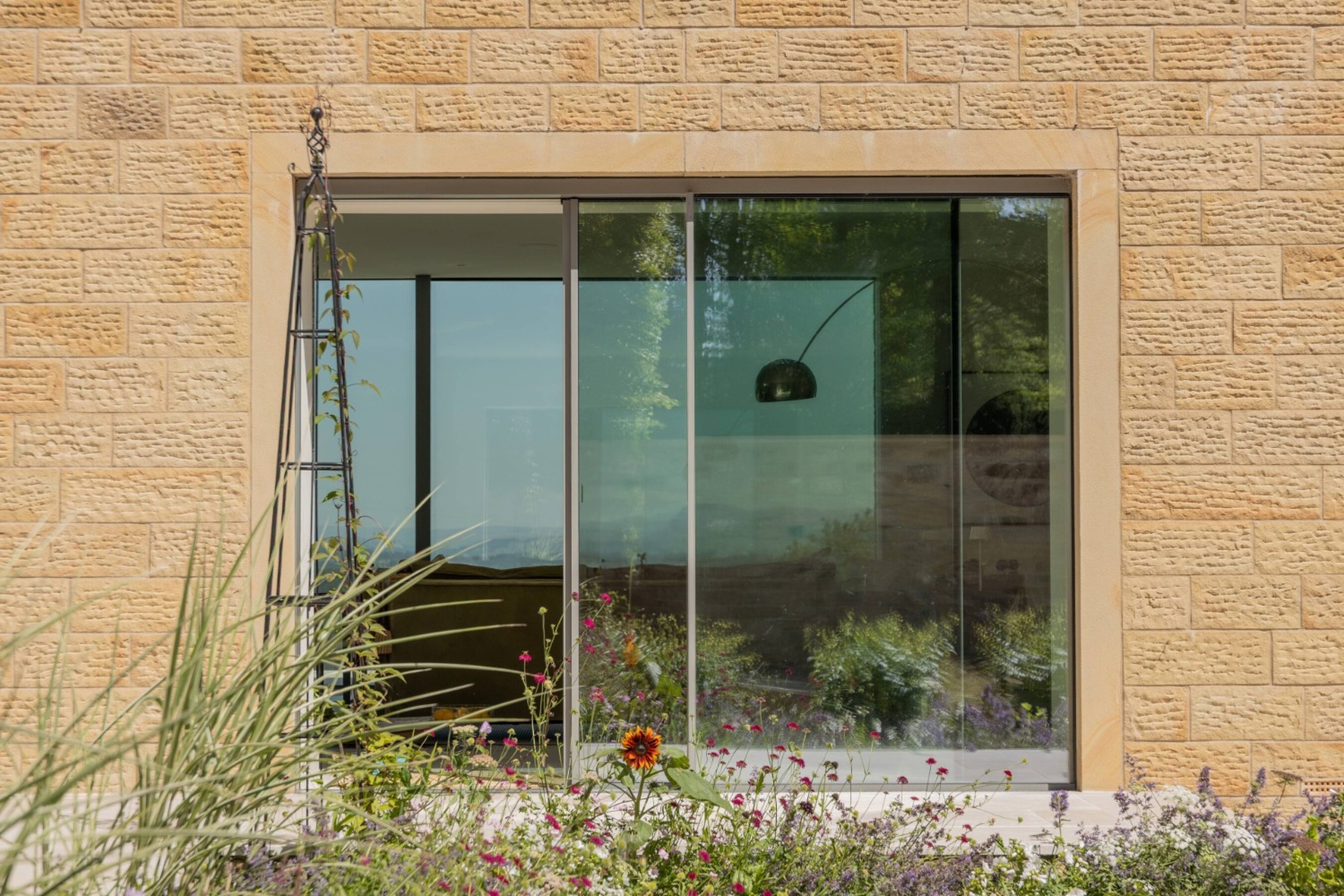 Two Panel Triple Glazed Sliding Doors in Lancashire | Martin Top Farm