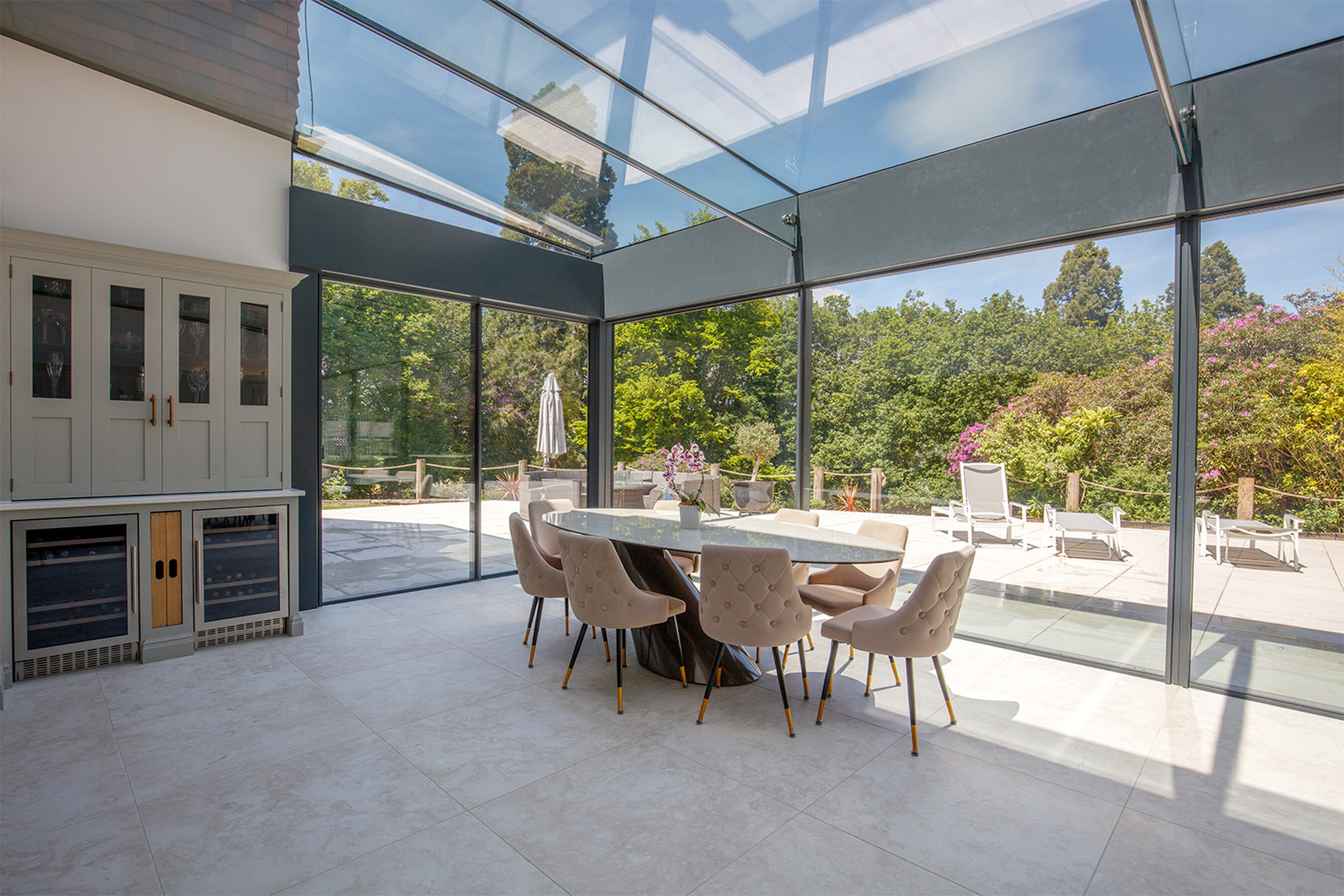 Slim sliding doors in Tunbridge Wells - Collingwood - minimal windows