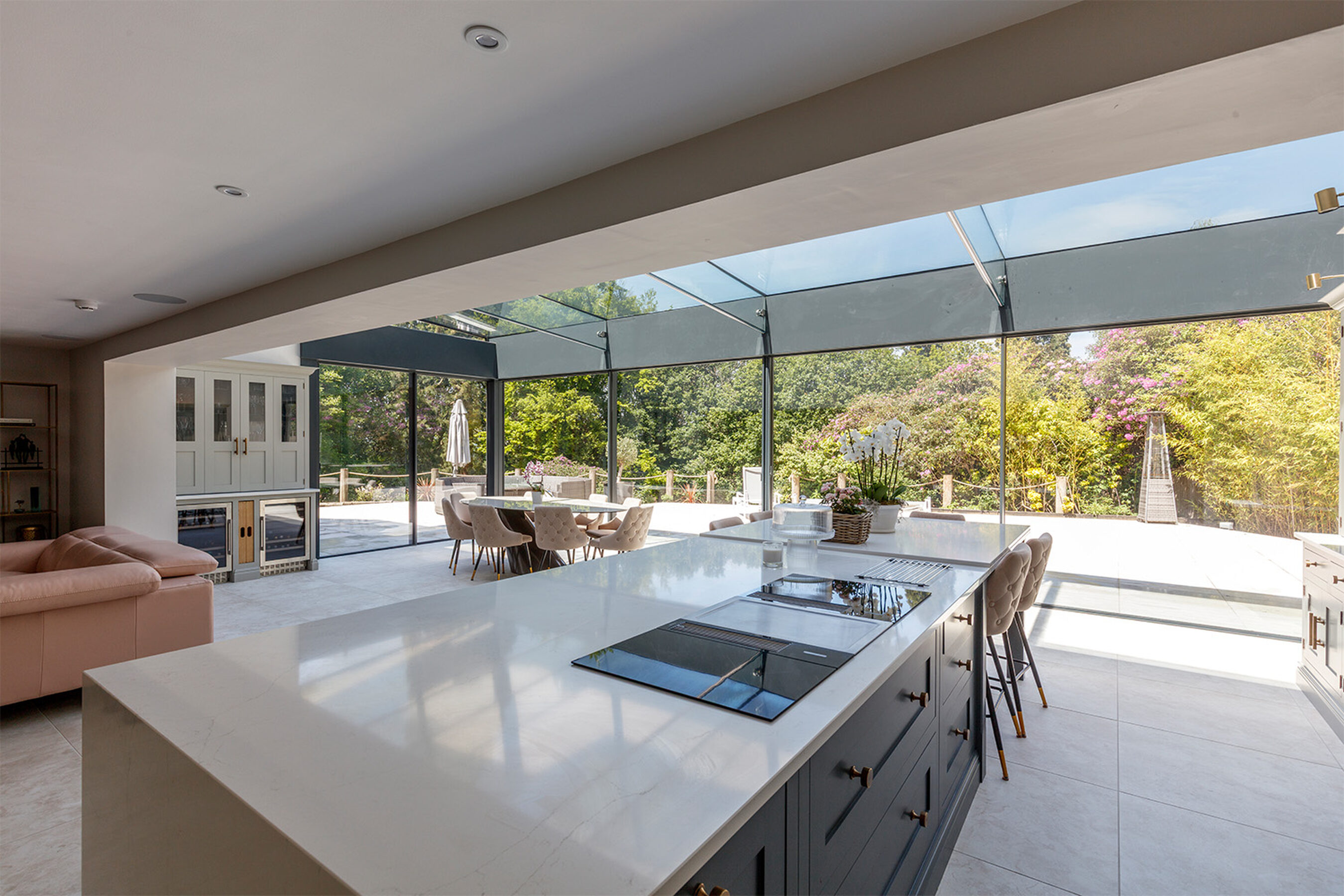 Slim sliding doors in Tunbridge Wells - Collingwood - minimal windows