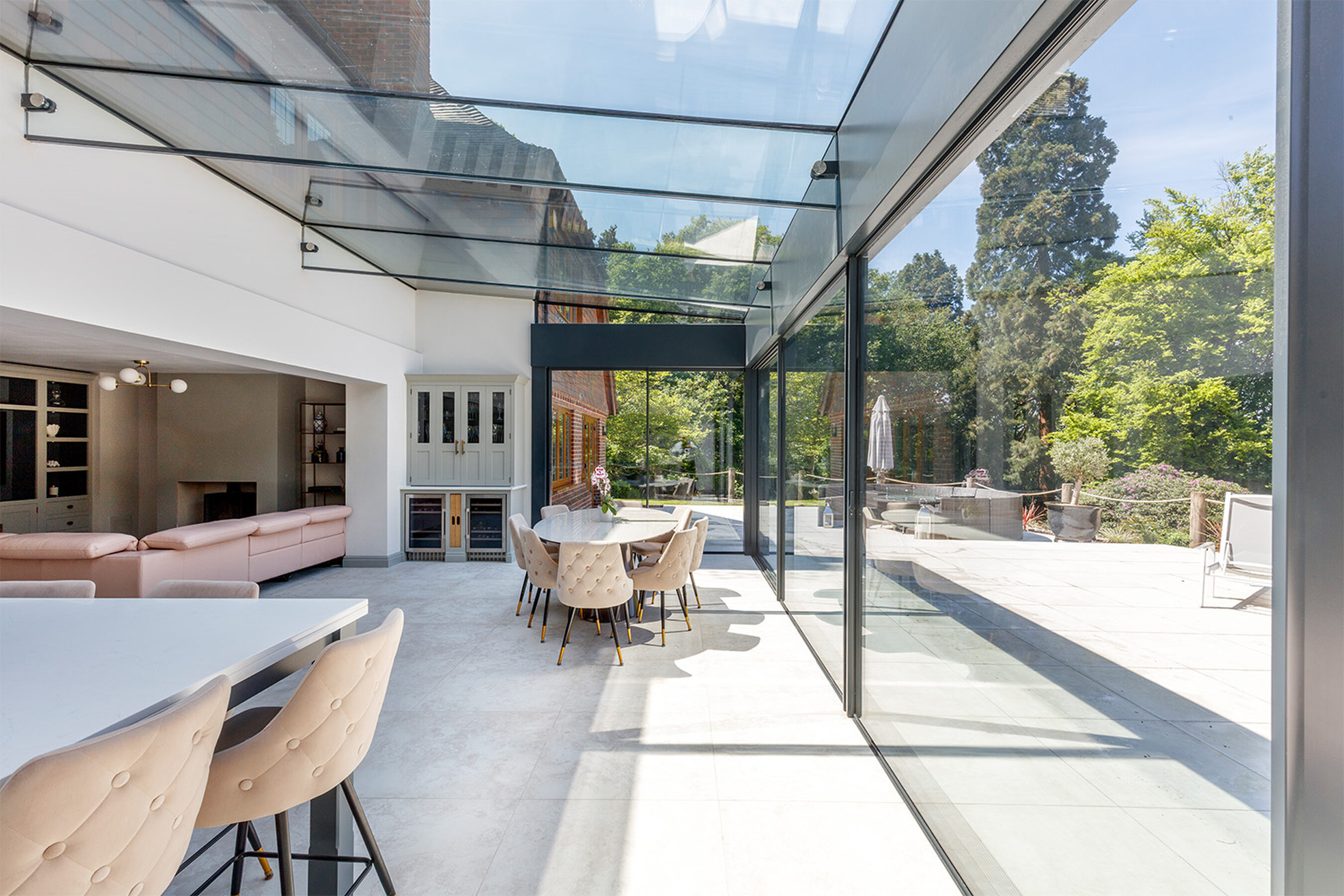 Slim sliding doors in Tunbridge Wells - Collingwood - minimal windows
