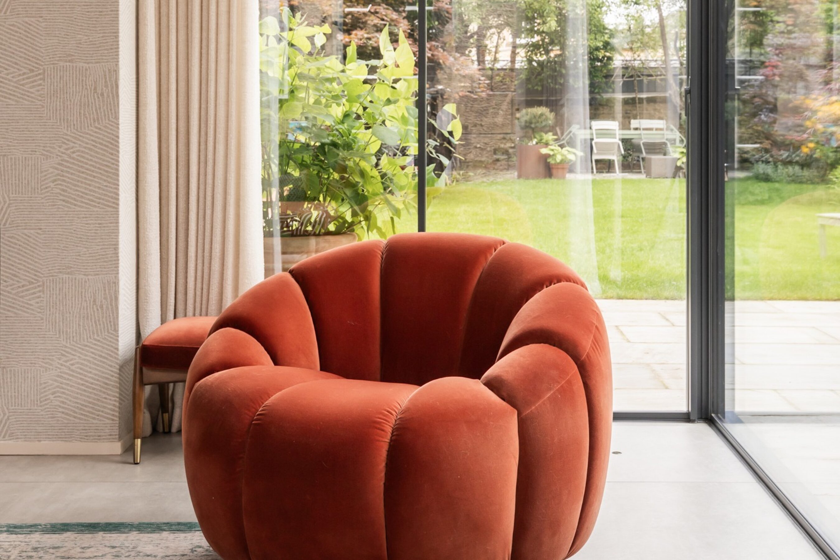 Internal View of Open Corner Sliding Doors in Edinburgh | Edinburgh City House