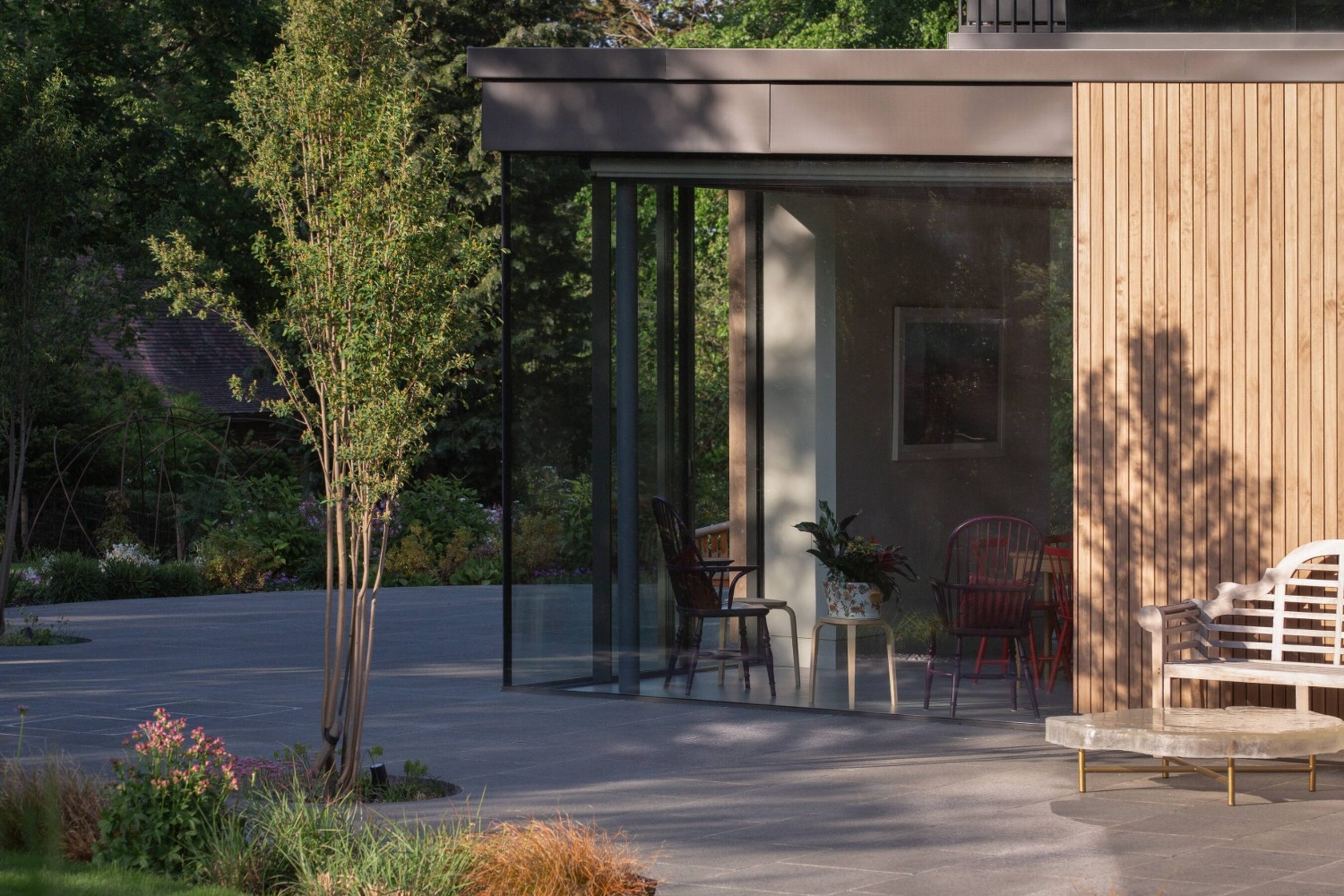 Glass to Glass Corner | Slim Sliding Glass Doors in Edinburgh
