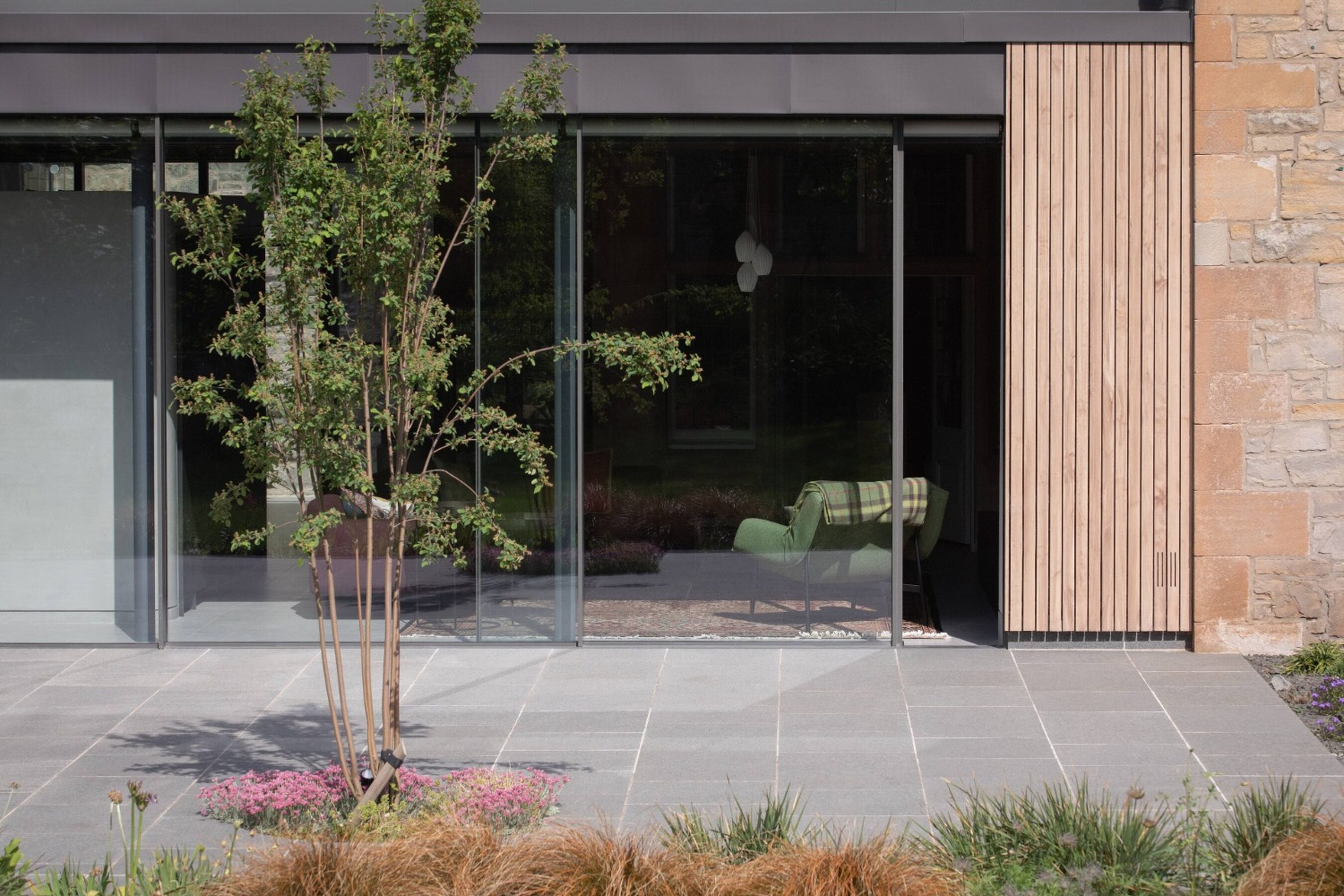 Three Track System | Slim Sliding Glass Doors in Edinburgh