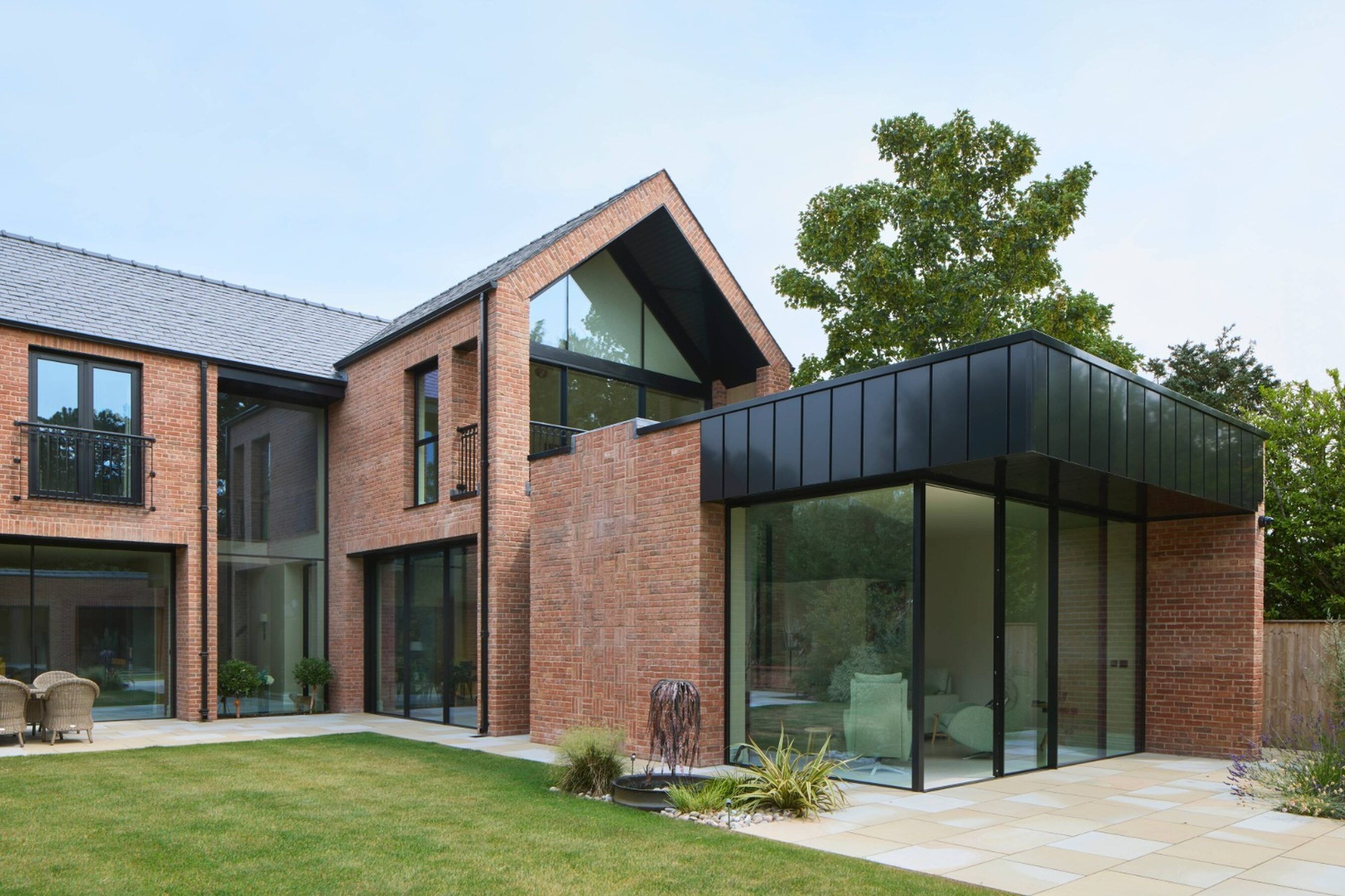 Slim Sliding Glass Doors in Merseyside with Closed Corner | Shireburn