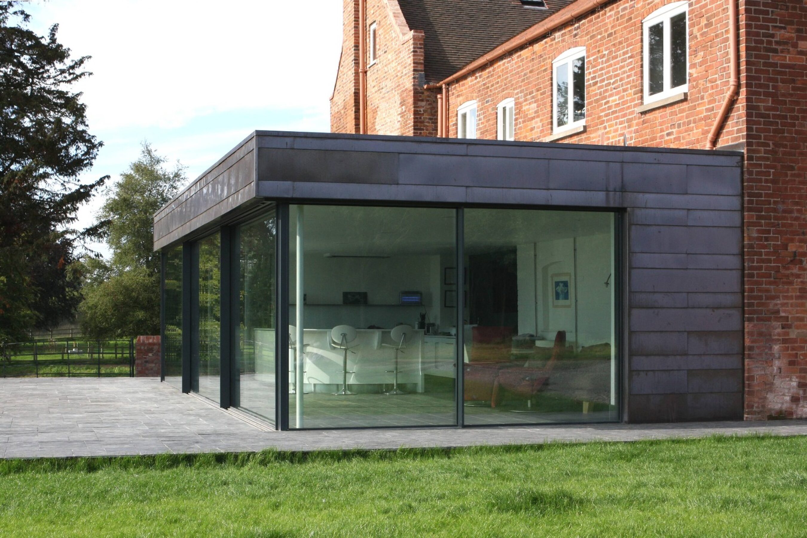 Side Elevation | Triple Glazed Sliding Doors in Worcestershire