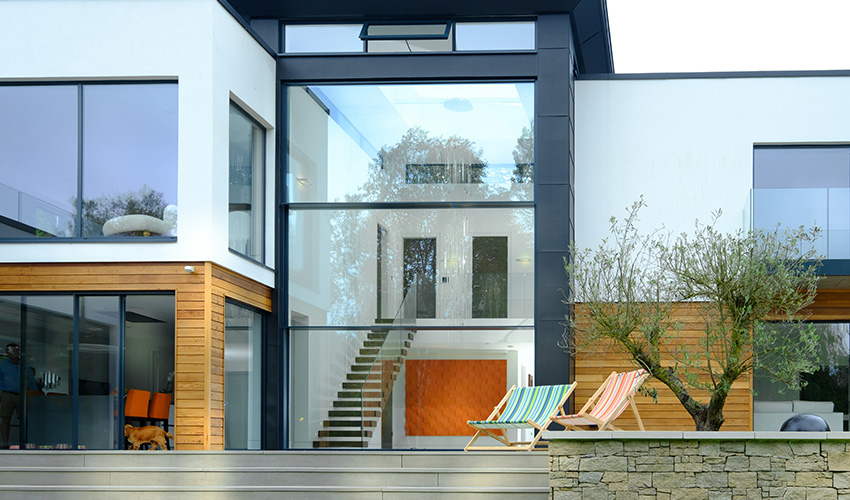 minimal windows - 6m tall doors - Dormers